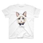 みきぞーん｜保護猫 ミッキー画伯と肉球とおともだちのtoma スタンダードTシャツ