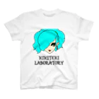 KIKITEKI_LABORATORYのPONITE GAL ミント×黄緑 スタンダードTシャツ