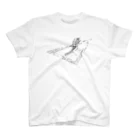 HommaのLizard1(white) Regular Fit T-Shirt