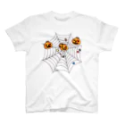 イラスト MONYAAT の蜘蛛の巣　今日の獲物はかぼちゃ Regular Fit T-Shirt