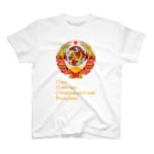 Adestroyのソ連 初代国章 と 国名[キリル文字] スタンダードTシャツ