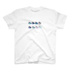 おりすの巣のアングリーラブバード　ボタンインコ達（ブルー） Regular Fit T-Shirt