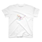 鳥の巣の虹色白夜君 スタンダードTシャツ