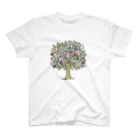 Wonder Bird Forestの不思議の森の大きな樹[WBF006] Regular Fit T-Shirt