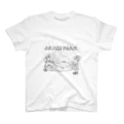 Too fool campers Shop!のAKAGI★park01(黒文字) スタンダードTシャツ