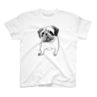 種まき屋のPug スタンダードTシャツ