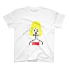 Y.Maeda.のyellow big head girl スタンダードTシャツ