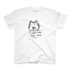 Midlife Cat🐱のMidlife Cat_WINE 🍷  スタンダードTシャツ