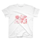 るーえるの空⭐︎の真っ赤な夢の花 Regular Fit T-Shirt