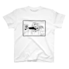 wakutaの駐車券をとりたいパンダ(BK) スタンダードTシャツ