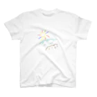 チーム面舵/team  omokajiの海と太陽 スタンダードTシャツ