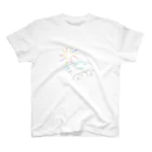 チーム面舵/team  omokajiの海と太陽　てんてん スタンダードTシャツ