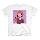 あきたえりの『ピース』(ピンクver.) スタンダードTシャツ