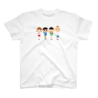 こどもだってつらいよショップのこどもだってつらいよ「いつもの４人」 スタンダードTシャツ