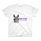 HorseSpaceTsumugiのぶーちゃまのTWO EYES スタンダードTシャツ