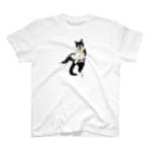 まきぼっくりのひょうきん猫カンタくん スタンダードTシャツ