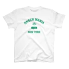kg_shopのONSEN MANIA (グリーン) スタンダードTシャツ
