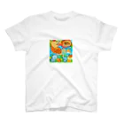 もりガンプストアのアニマルパーティー Regular Fit T-Shirt