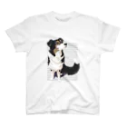 犬甘ちゃんの杜のコリーのメリちゃん スタンダードTシャツ