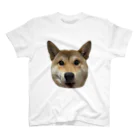 おいしいごはん！のショックを受けている柴犬 スタンダードTシャツ