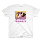 シーズーっぽいしろくろの犬たちのOIMO DAISUKI TAMA'S スタンダードTシャツ