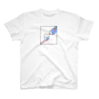 ぷりぷりうちゅうじんとぽこチャの店の歯みがき粉ぷり スタンダードTシャツ