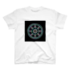 点描曼荼羅グッズのMandala#1(四角) Regular Fit T-Shirt