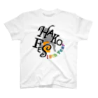 HAKO-BUNE 2ndの10th Year ハコT (フロント、黒字) スタンダードTシャツ