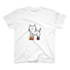 すしマウンテンのくつ下の猫 スタンダードTシャツ