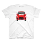 いろはにゃんこ堂の赤い車とちびにゃんず スタンダードTシャツ