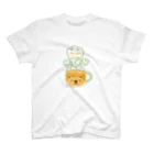 Happy Fluffy* ： 桜香*ののぞクマグ：かぼちゃスープVer. スタンダードTシャツ