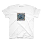 flower_millのデルフト焼き風　仲良し　fuwari_flower_mill スタンダードTシャツ