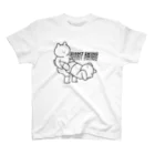 プロレスにゃんこのプロレスにゃんこ（ジャイアントスイングA） スタンダードTシャツ