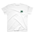 軽茶しんどろ〜む【公式】の軽茶しんどろ～む いい夫婦の日Tシャツ(ロゴ グリーン) Regular Fit T-Shirt