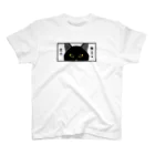 sampoppoの無言の圧力（黒猫） スタンダードTシャツ