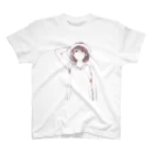 ホリプーイラストショップのむぎわらガール Regular Fit T-Shirt