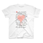 brand-new Somethingのfeel-free-Heart Regular Fit T-Shirt