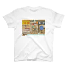 雪之丞ଳ⸒ ⸒の【くらげのくらー】おでん屋台と肉まん橋 スタンダードTシャツ