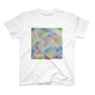 絵描き ひろみるん♪ オリジナル アートグッズSHOPのパステル画イルカ Regular Fit T-Shirt