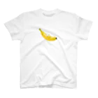 きいろい○◯(服)のたまちゃん on the banana T スタンダードTシャツ