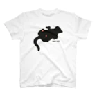 あふぐろ屋の気まま黒猫（両面） スタンダードTシャツ