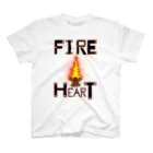 XTE. [Design By CronoA ]のFIRE HEART スタンダードTシャツ