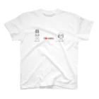 カトユリのちょいグレーうさぎ スタンダードTシャツ