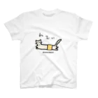 KURUKURU-BOCCIの眠たいネコ スタンダードTシャツ