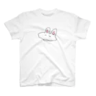 あらいたてのうさぎの子うさ スタンダードTシャツ