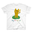 hey ho cat goのたたずむチャトラキャット Regular Fit T-Shirt