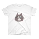 minco ￤ イラストとねこのはいいろのねこ。 スタンダードTシャツ