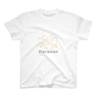 Floraisonのお花どかーんTシャツ スタンダードTシャツ