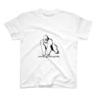 わたしの絵のゴリラ　Gorilla gorilla gorilla スタンダードTシャツ