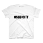 【公式】RE EARTH TV / リアスティーヴィーのOSHU CITY - Tee（BK-Light Color）スタンダードTシャツ Regular Fit T-Shirt